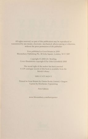 Lot #856 J. K. Rowling Book - Image 2