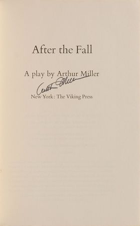 Lot #878 Arthur Miller Book - Image 1