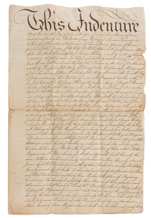 Lot #158 John Morton: Signed on July 11, 1776?exactly one week after adopting the Declaration - Image 1