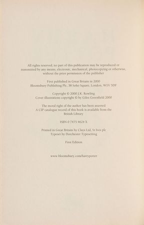 Lot #858 J. K. Rowling Book - Image 2