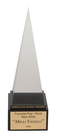 Lot #954 Milli Vanilli Award - Image 1