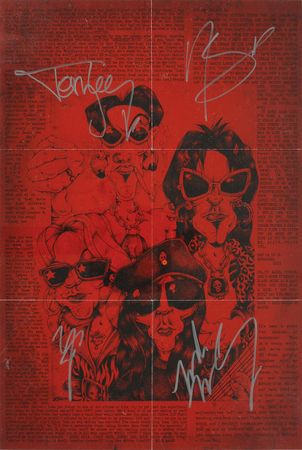 Lot #1014 Motley Crue CD booklet - Image 1