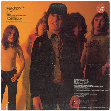 Lot #966 AC/DC Album - Image 2