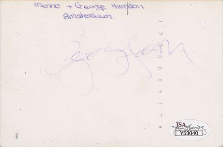 Lot #939 Beatles: George Harrison Signed Photograph - Image 2