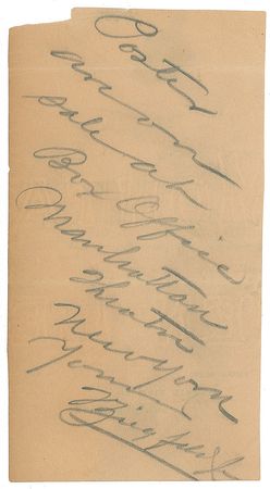 Lot #1147 Flo Ziegfeld Typed Letter Signed - Image 2