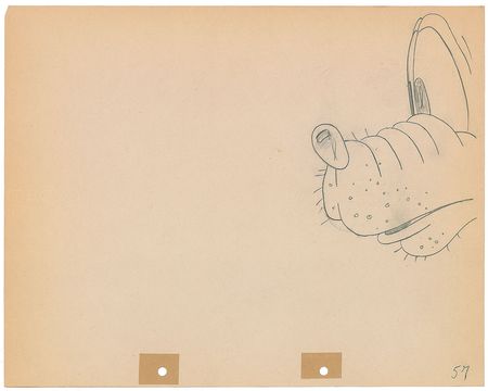 Lot #589 Pluto production drawings from Mickey’s Pal Pluto - Image 1