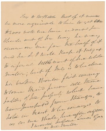 Lot #12 Martin Van Buren: Attractive handwritten