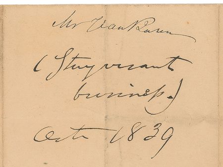 Lot #12 Martin Van Buren: Attractive handwritten letter from President Van Buren - Image 2