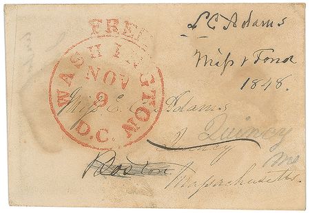 Lot #80 Louisa Adams Free Frank - Image 1