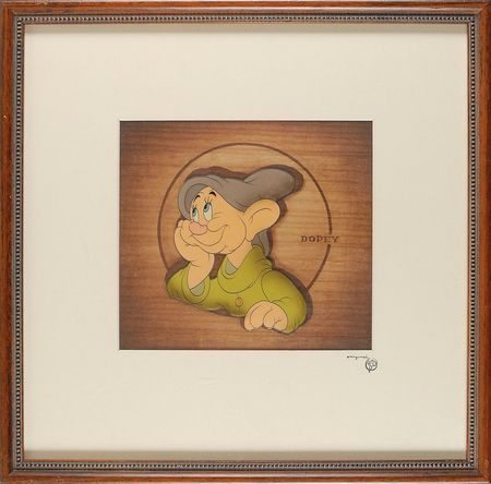 Lot #625 Dopey production cel from Snow White and the Seven Dwarfs Production Cel - Image 2