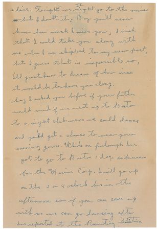 Lot #332 Iwo Jima: Rene Gagnon: War-dated letter by an Iwo Jima flag-raiser - Image 2