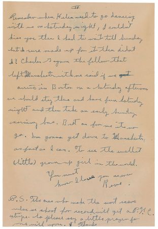 Lot #332 Iwo Jima: Rene Gagnon: War-dated letter by an Iwo Jima flag-raiser - Image 4