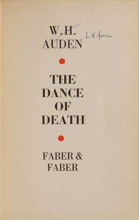 Lot #863 W. H. Auden Book - Image 1