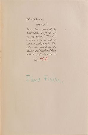 Lot #868 Edna Ferber Books - Image 1