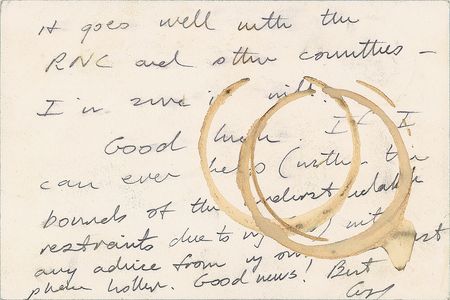 Lot #143 George Bush Handwritten Letter Signed - Image 2