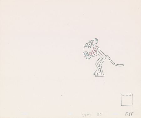 Lot #806 Pink Panther production cels and drawings from  Pink Panther - Image 5