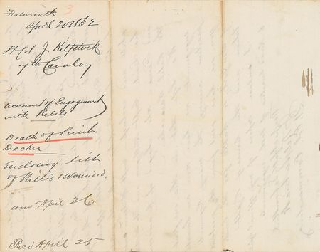 Lot #328 Hugh Judson Kilpatrick: “Lee’s cavalry was forced on fences into the woods in all directions to avoid the rush of our men and their biting sabres” - Image 4