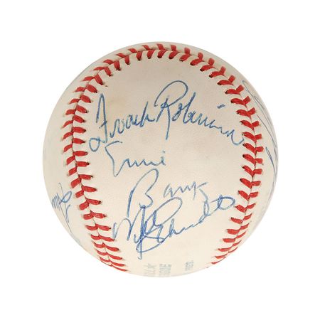 Lot #1164 Baseball Hall of Famers Baseball - Image 2