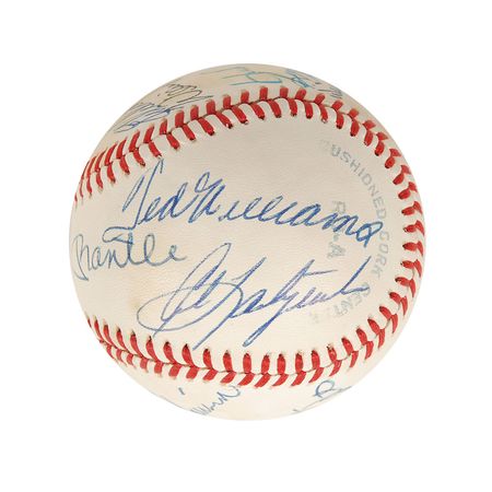 Lot #1164 Baseball Hall of Famers Baseball - Image 3