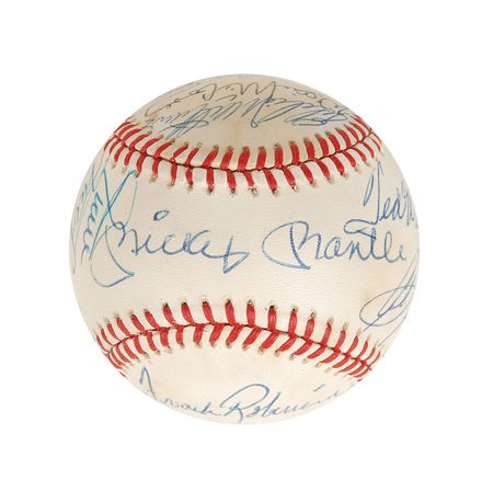 Lot #1164 Baseball Hall of Famers Baseball - Image 4