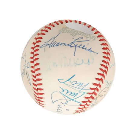 Lot #1164 Baseball Hall of Famers Baseball - Image 5