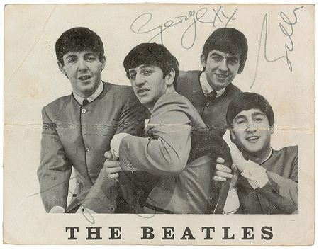 Lot #934 Beatles: Vintage John, Paul, and George - Image 1