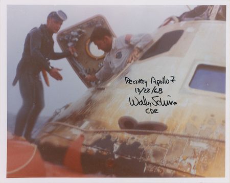 Lot #463 Apollo 7 Signed Photographs - Image 3