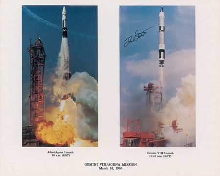 Lot #467 Apollo 9 Signed Photographs - Image 1