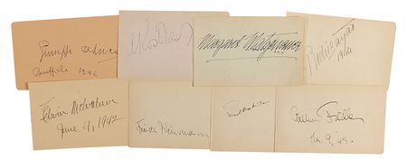Lot #926 Musicians Signatures - Image 1