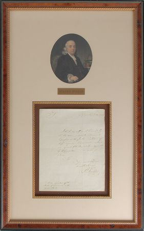 Lot #154 Benjamin Franklin: Called upon by a scientific radical, Franklin promises to attend an ?Exhibition of those ingenious Experiments? - Image 1