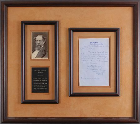 Lot #817 Charles Dickens: Letter to a confidant of Victoria and Albert?s - Image 2
