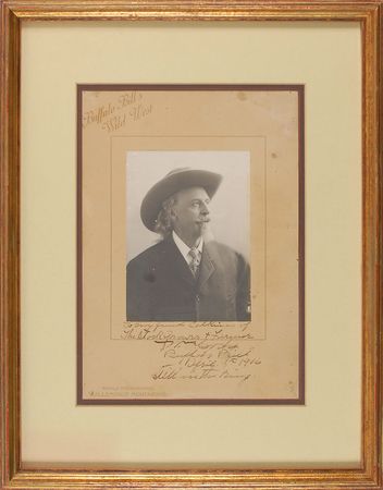 Lot #205 William F. ?Buffalo Bill? Cody: Spectacular portrait from Buffalo Bill?s Wild West - Image 1