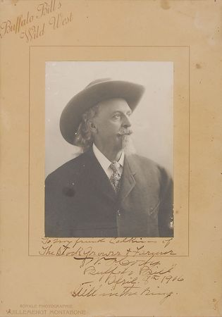 Lot #205 William F. ?Buffalo Bill? Cody: Spectacular portrait from Buffalo Bill?s Wild West - Image 2