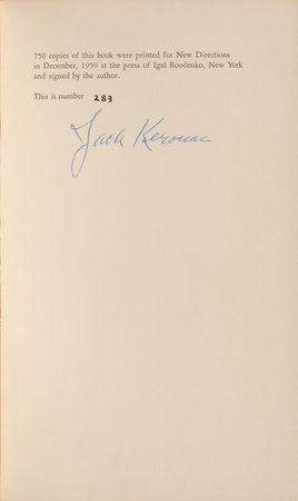 Lot #831 Jack Kerouac: Kerouac?s sequel to On the Road - Image 1