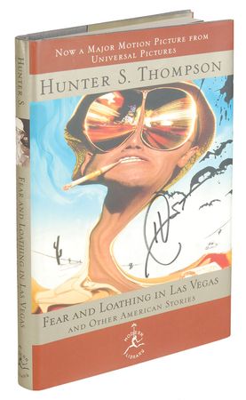 Lot #886 Hunter S. Thompson and Johnny Depp Book - Image 1