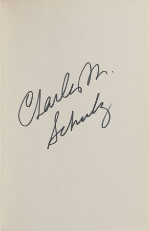 Lot #566 Charles Schulz Book - Image 1