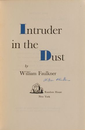 Lot #821 William Faulkner: Twice-signed presentation to a fellow Mississippi writer - Image 1