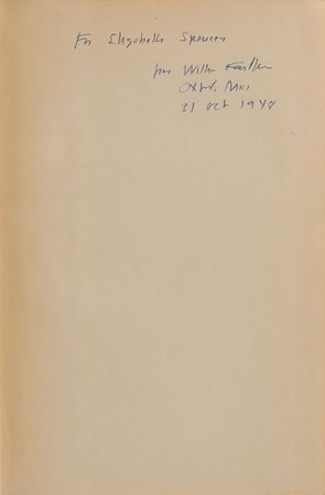 Lot #821 William Faulkner: Twice-signed presentation to a fellow Mississippi writer - Image 3