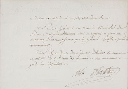 Lot #189 Napoleon: A Napoleonic promotion in the army of Hussars - Image 3