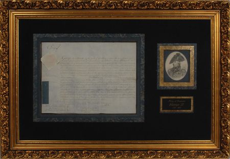 Lot #197 King George III: King George appoints the governor of Dartmouth Castle - Image 1
