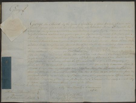 Lot #197 King George III: King George appoints the governor of Dartmouth Castle - Image 2
