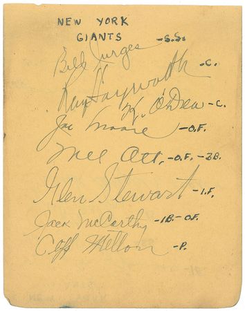 Lot #1163 Baseball: Highlighted by Hall of Famers Mel Ott and Chuck Klein - Image 2