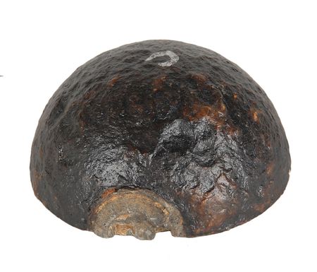 Lot #341 Sectioned Civil War 12-Pounder Case Shell with Bormann Fuze Shell - Image 2