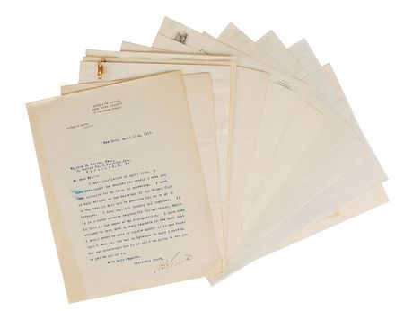 Lot #308 Alfred E. Smith Typed Letters Signed - Image 2