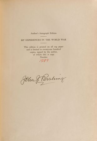 Lot #363 John J. Pershing Book - Image 1