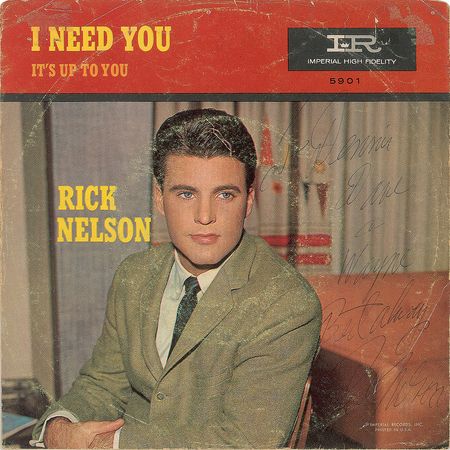 Lot #1016 Rick Nelson 45 RPM Records - Image 1