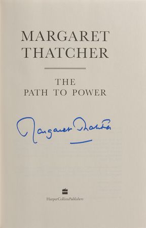 Lot #312 Margaret Thatcher Book - Image 1
