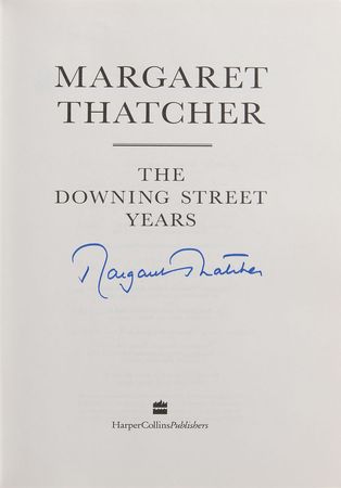 Lot #313 Margaret Thatcher Book - Image 1