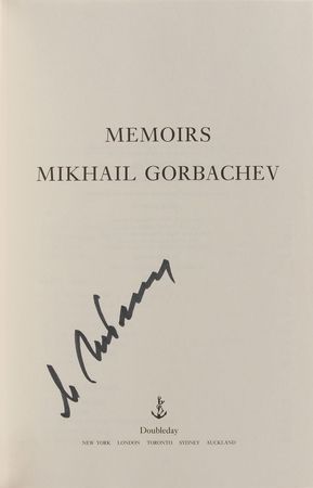 Lot #276 Mikhail Gorbachev Book - Image 1