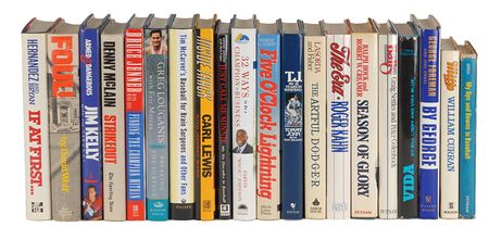 Lot #1155 Sports Books: Well over 200 books signed by historyâ??s greatest sportsmen - Image 10